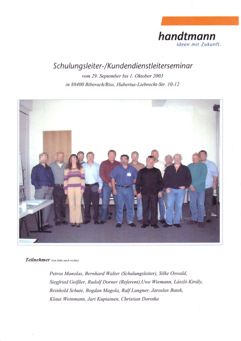 handtmann Kundendienst